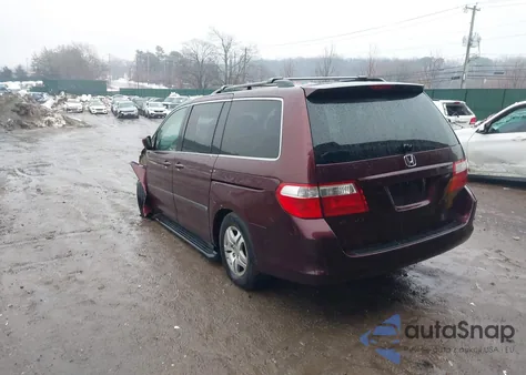 2007 Honda Odyssey Ex-L z USA, uszkodzony, nr VIN 5FNRL38677B089229